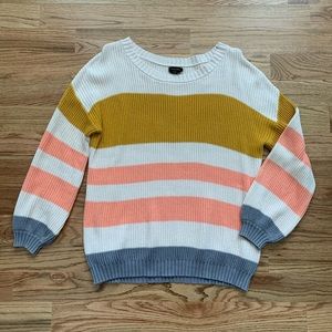 Vici Striped Sweater Size M